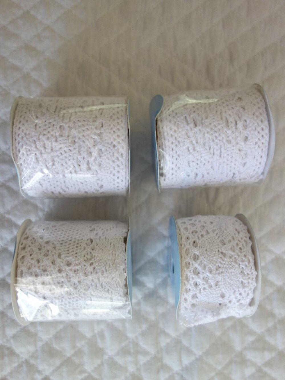 HUGE!!! Lot of whites & cream lace trim ribbon crochet sewing notions - Picture 7 of 7